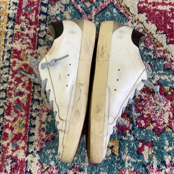 Leather Golden Goose Superstars w/ glitter tongue - Picture 5 of 15